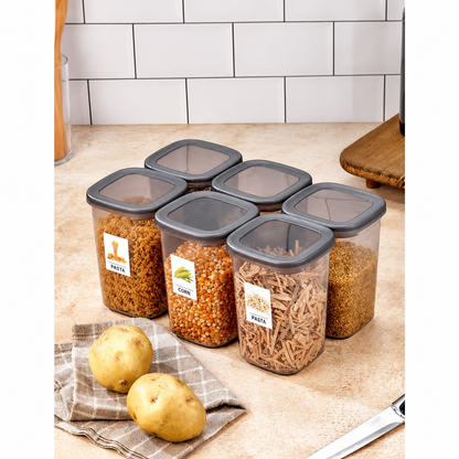 Flynax Airtight Transparent Jar Air Tight Kitchen Storage Container