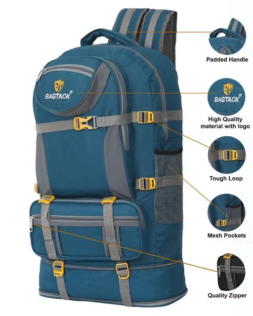 Travel Bag Backpack Bag Trekking Bag Tracking bag Hiking Bag hacking bag travel bag for men and women boys and girls waater proof trekking bag