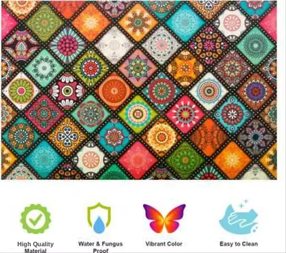 Dakshya Industries Table Placemats for Kitchen/Dining Table - Pack of 6 Place Mats