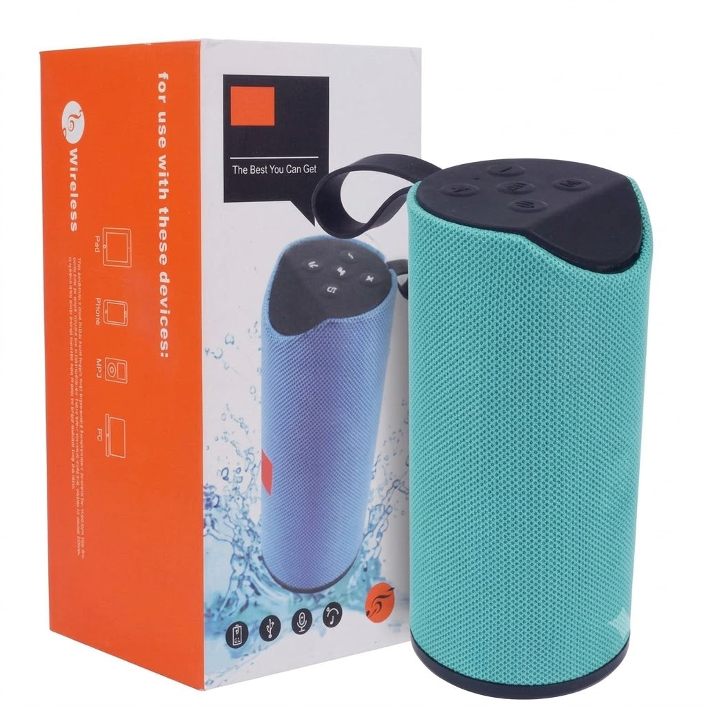 TG-113 High Bass 10W Bluetooth Speaker Thunder Sound Portable AUX , USB , SD Card,3hour battery backup, (Random Assorted), pack of 1
