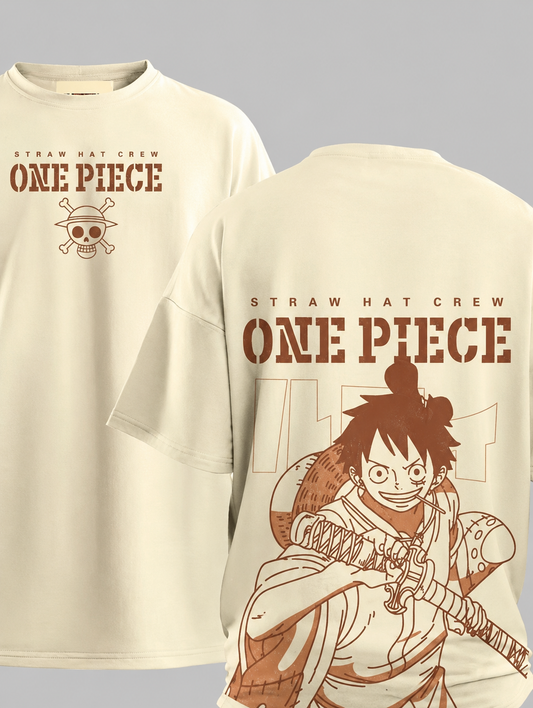 Oversized T shirts for Men back printed anime oversize back print tshirt