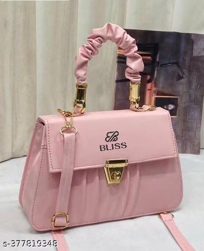 Graceful Stylish Slingbags Luxury High Quality PU Leather Women Shoulder Bag (White)