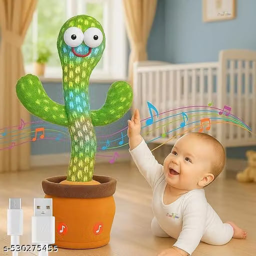 Dancing Cactus Toy Kids Talking Singing Wriggle Children Plush Electronic Toys